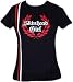 ENGLAND BELONGS - Skinhead Girl - Black Women's / Girls Jersey T-shirt (Babydoll / Girlie)