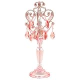 Tadpoles Table Lamp Chandelier in Pink Sapphire