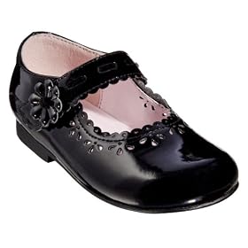 Toddler Girls' CherokeeÂ® Dahra Dress Shoes - Black Patent