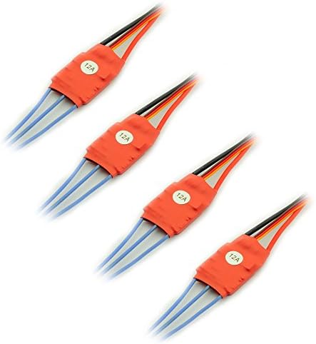 Dihanrc 4pcs 2-4s 12amp 12a Simonk Firmware Brushless Esc W/bec for Quadcopter