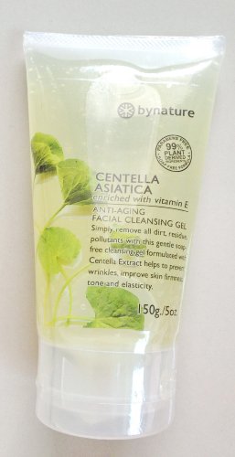 Centella Asiatica Facial Cleaning Gel 150grams Parabens Free, Soap free fomula,99% Plant Derived Ingredients Enriched with Vitamin E Anti-Aging