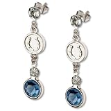 Indianapolis Colts Crystal Logo Earrings