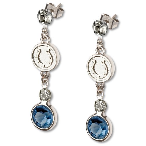 Indianapolis Colts Crystal Logo Earrings