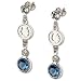 Indianapolis Colts Crystal Logo Earrings