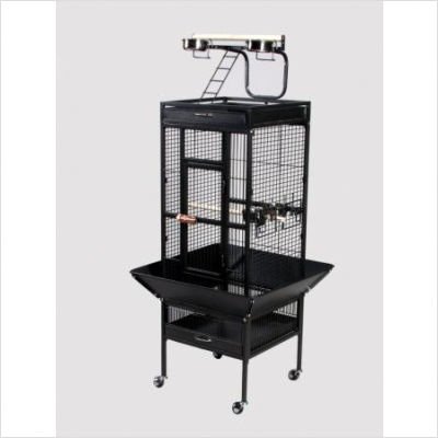 Prevue Hendryx 3151C Pet Products Wrought Iron Select Bird Cage, Chalk White