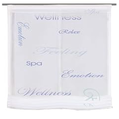 Home fashion 82934-735 Raffrollo / Voile / 140 x 60 cm