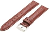 Hadley-Roma Men’s MSM898RR-200 20-mm Tan Alligator Grain Leather Watch Strap