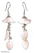 Opal earrings, 'Sublime Nature' 1.1 W 3.9 L