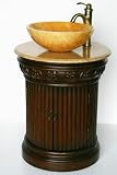 24 New Bathroom Pedestal Stand Vanity Vessel Sink 160T