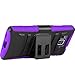 Galaxy Alpha Case, CASEFORMERS Duo Armor PURPLE for Samsung Galaxy Alpha Combo Case with Stand and Holster