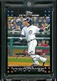 2007 Topps Limited Edition Magglio Ordonez Detroit Tigers Baseball Card #DET14 - Mint Condition - In Protective Display Case!