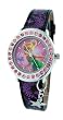 Disney Fairies Tinkerbell Black Strap Watch with " STAR CHARM" #41456