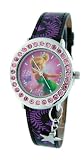 Disney Fairies Tinkerbell Black Strap Watch with " STAR CHARM" #41456