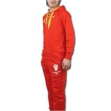 PUMA プーマ マスク キャラクター スウェット上下セット《メンズ：プーマレッド》COLORボタン付き リラックスウエア 813483-813489-04-04の画像