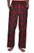 Del Rossa Men's 100% Cotton Flannel Pajama Pants - Sleep Bottoms