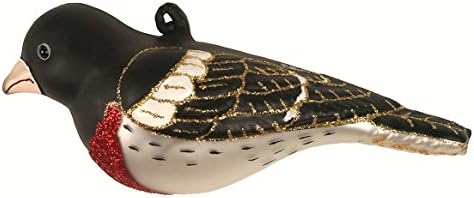 Cobane Studio LLCCOBANEC408 Rose Breasted Grosbeak Ornament