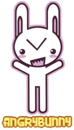 Krisgoat - Tall Angry Bunny - Sticker / Decal