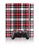Playstation 3 Skins and Matching (Ps3) Controller Skin Red Plaid