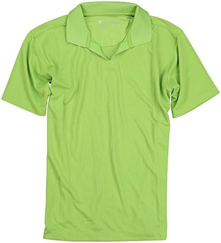 Hartwell Women's Lightweight Solid Sport Polo Shirt (Lime, XL)