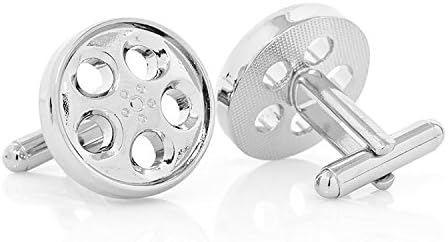 Chrome Wheel Cufflinks
