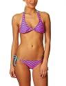 Roxy Zig Zag Stripe Brazilian Tie Sides Women'S Bikini