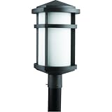 Kichler Lantana 1 Light Outdoor Post Mount Lantern Textured Granite