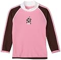 BabyBanz Rash Long Sleeve Top, Pink/Brown, 3T-4T