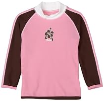 BabyBanz Rash Long Sleeve Tops, Pink/Brown