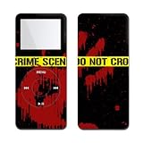Crime Scene Black - Apple iPod nano 1G (1st Generation) 1GB/ 2GB/ 4GB Protector Skin Decals - Faceplates