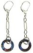 Cosmic Ring Volcano Dangle Earrings