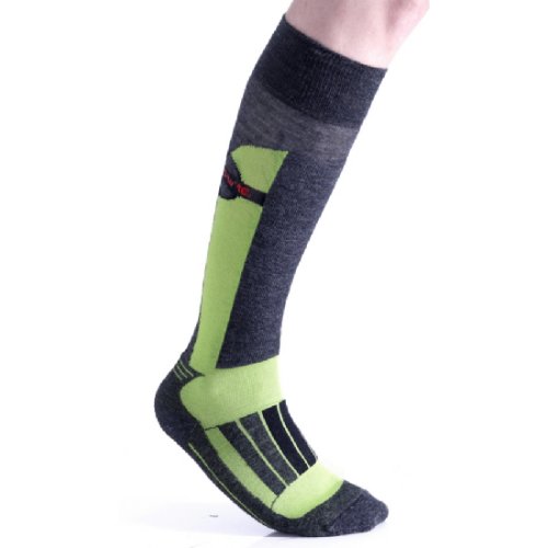 Maui Wowie Snowboardsocken Männer, grün/anthrazit