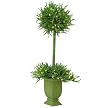 Pre-Lit Potted Tinsel Topiary - 3.5'