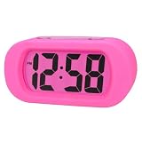 Acctim 13650 Vetro Alarm Clock, Pink