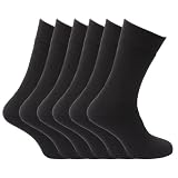 Mens Non Elastic Extra Soft Top Warm Thermal Socks (Pack of 6)