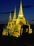 41sbw8UcT3L. SL160  Wat Phra Sri Sanphet Built by King Ramathibodi I in the 14th Century, Ayuthaya, Thailand Photographic Poster Print by Tom Cockrem, 36x48