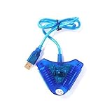 SODIAL(TM) High Speed Dual Ps Ps2 To PC USB Controller Converter