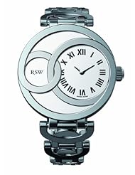 RSW Womens 6025.BS.S0.2.00 Wonderland Round White Dial Stainless Steel Watch