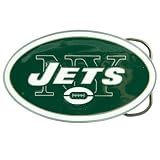 NFL New York Jets Pewter Team Logo Belt Buckle