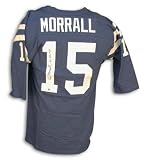 Autographed Earl Morrall Baltimore Colts Throwback Blue Jersey