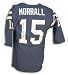 Autographed Earl Morrall Baltimore Colts Throwback Blue Jersey