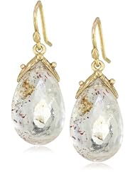 Gabrielle Sanchez Faceted Lepediachrosite Drop Medium Double Seed Earrings