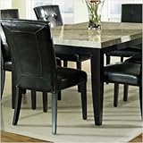 Monarch Parsons Chair in Multi-Step Black [Set of 2]