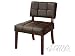 Elegant Styling PVC Leather Chair in Brown