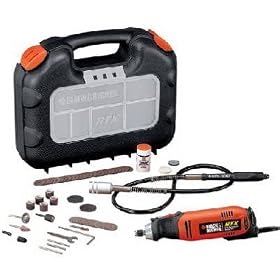 Black and Decker High Performance Rotary Tool in Kit Box w Flex Shaft and 53 Accy's Part... by DeWalt