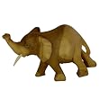 Wood Elephant Statuette