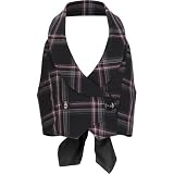FULL TILT Tie Back Girls Vest - Black