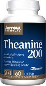 Jarrow Formulas Theanine 200, 200mg, 60 Capsules