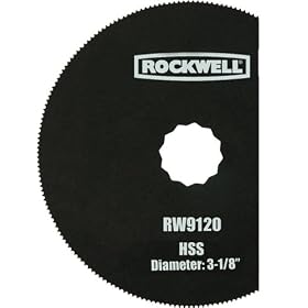 Rockwell RW9120 Sonicrafter 3-1/8-Inch HSS Segment Sawblade, 1-Piece