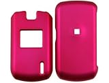 Rubberized Plastic Phone Cover Case Rose Pink For LG Accolade VX5600