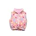 iPlay Baby Fun Fleece Vest for Infants and Toddlers - Pink Winter Garden - L/XL